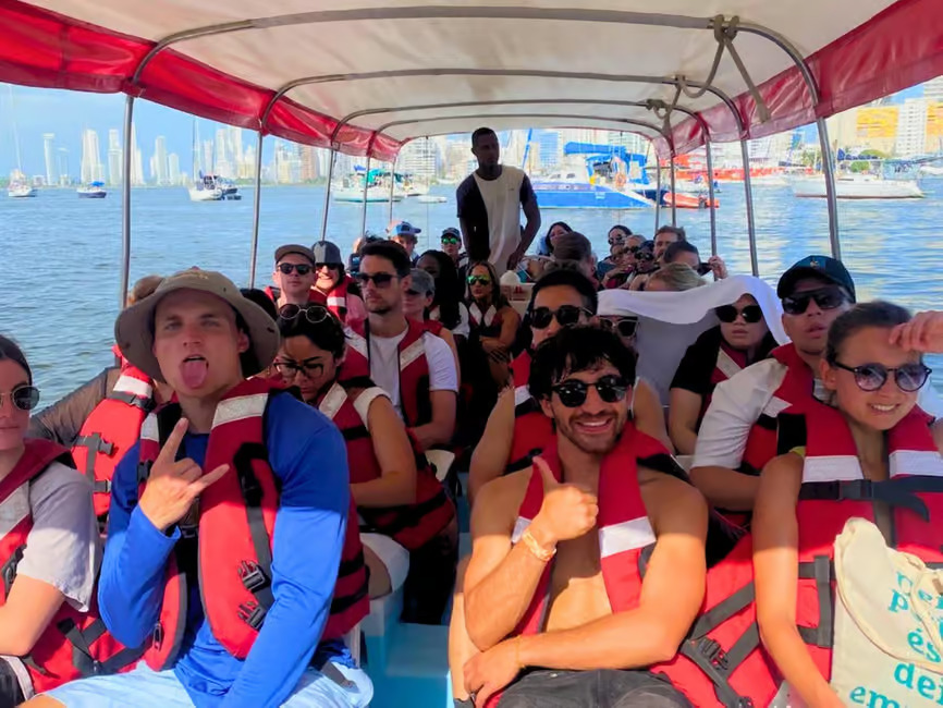 Party Boar Tour in Cartagena Colombia Paradise 2